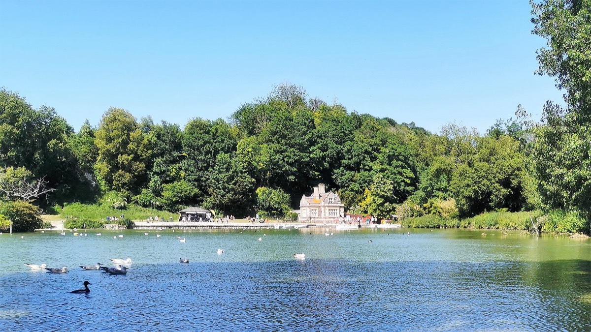 Swanbourne Lake in Arundel Park