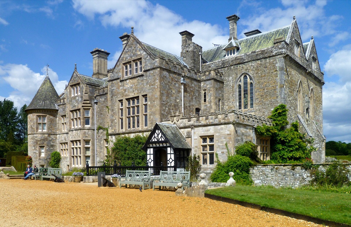 Palace House, Beaulieu, once the abbey gatehouse