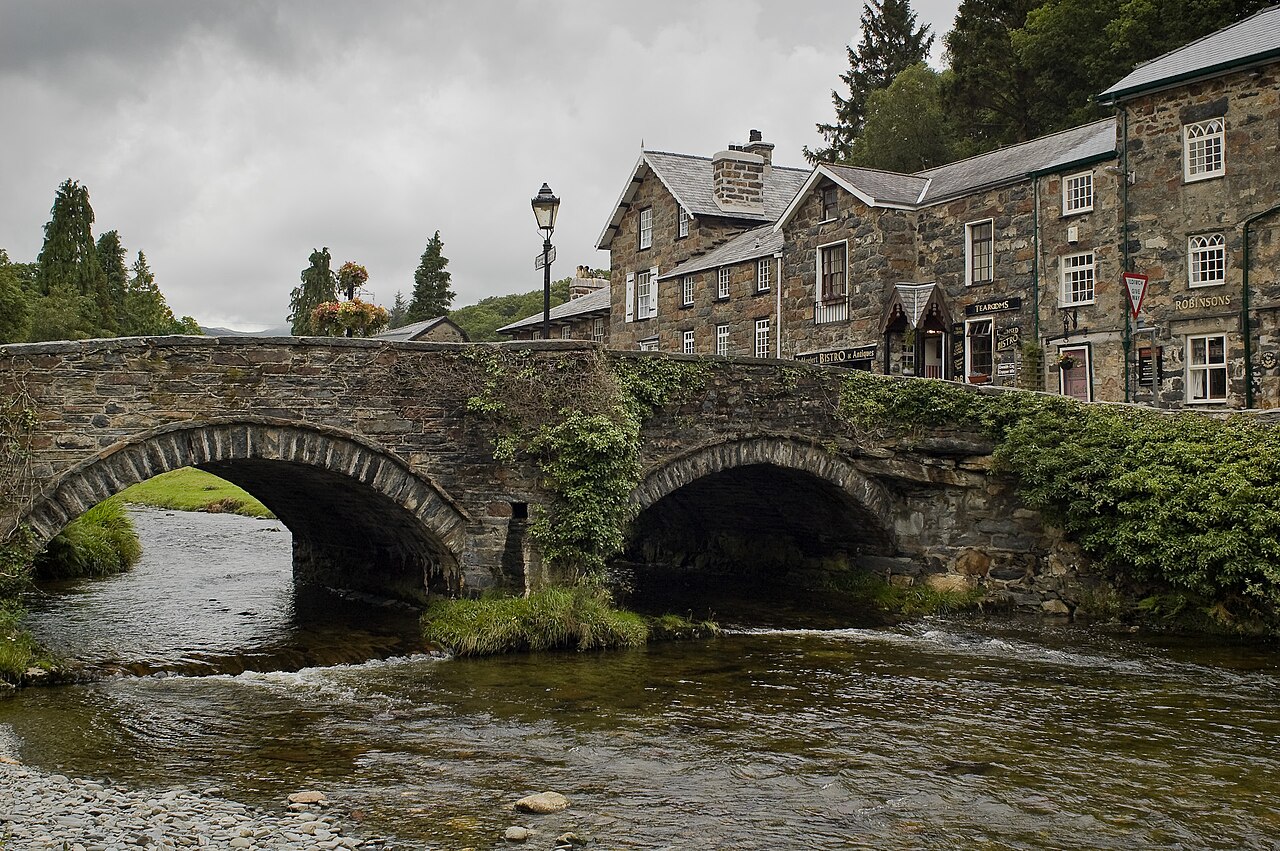The stone bridge at Beddgelert