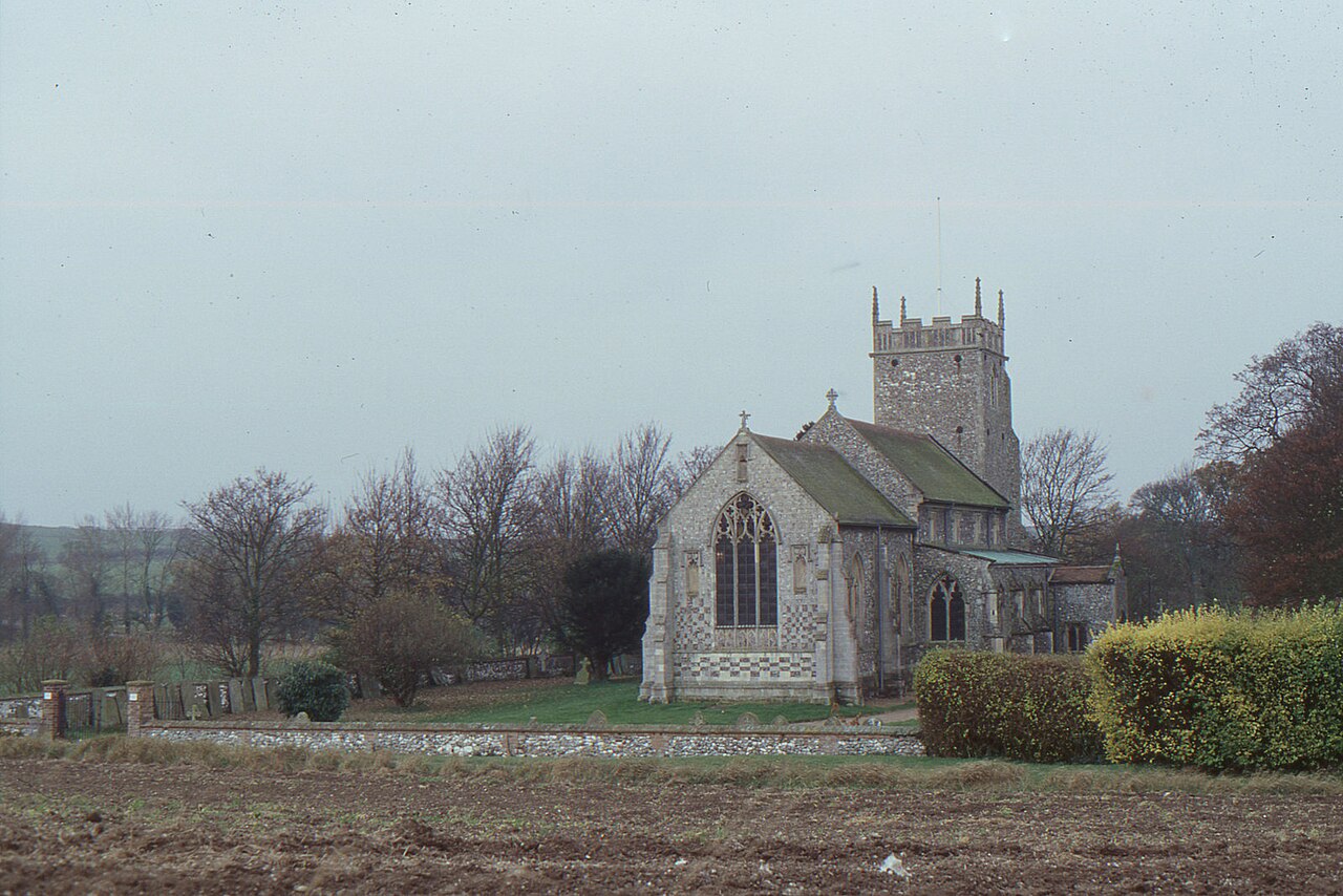 All Saints, Burnham Thorpe, where Nelson's father was rector