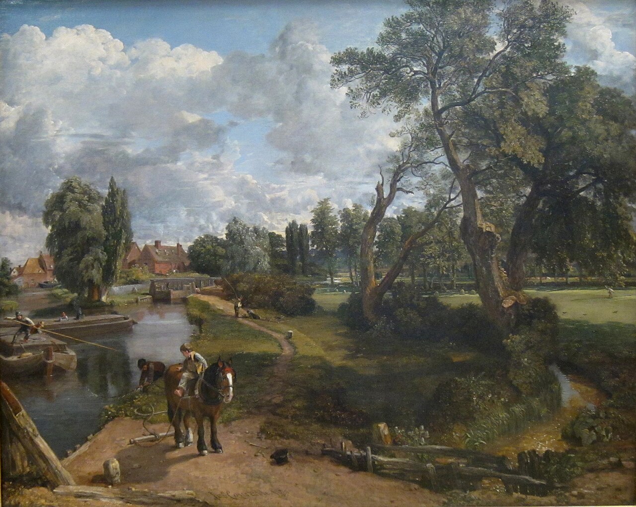 Flatford Mill (Scene on a Navigable River), John Constable, 1816–17, Tate Britain