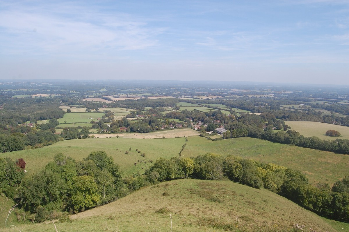 The view from Ditchling Beacon