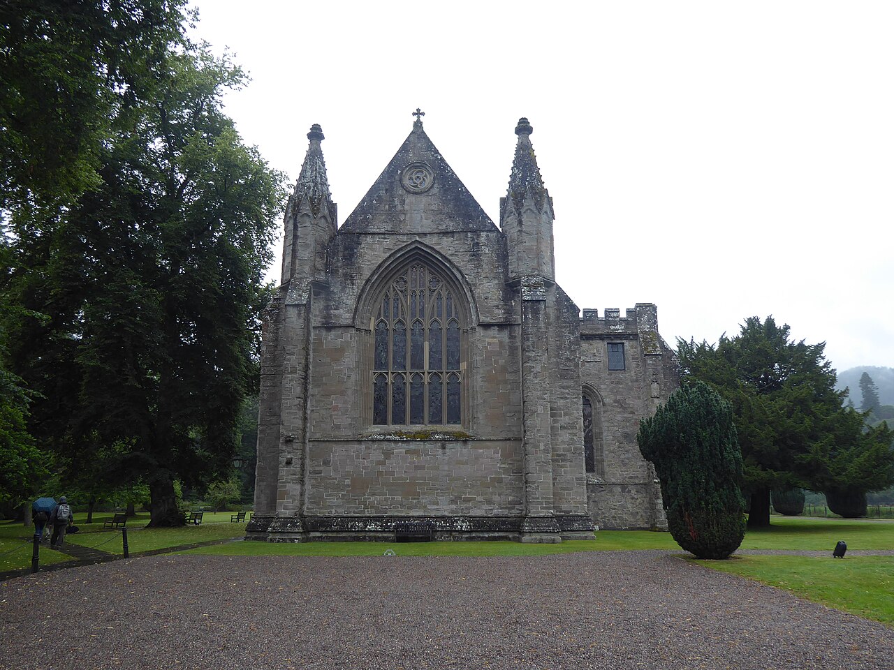 Dunkeld Cathedral by the River Tay