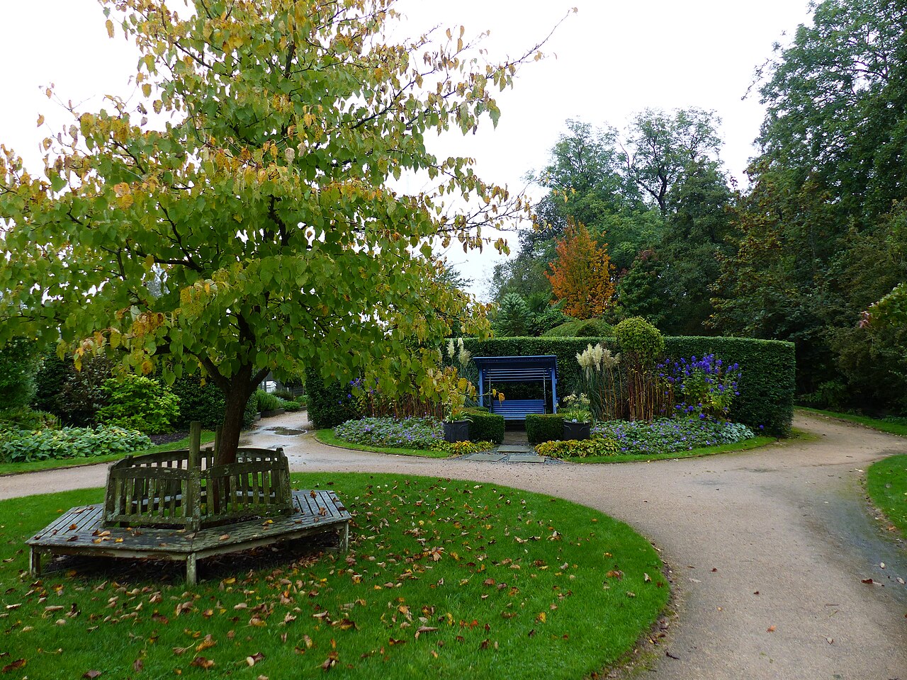 The display gardens at Webbs of Wychbold, Worcestershire, in early autumn