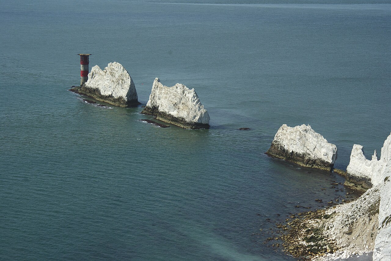 The Needles and their lighthouse, Isle of Wight