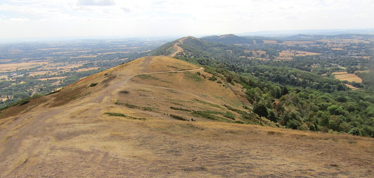 The ridge of the Malvern Hills