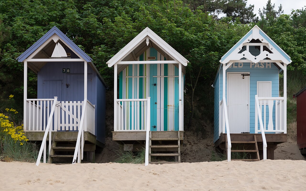 Beach huts at Wells-next-the-Sea