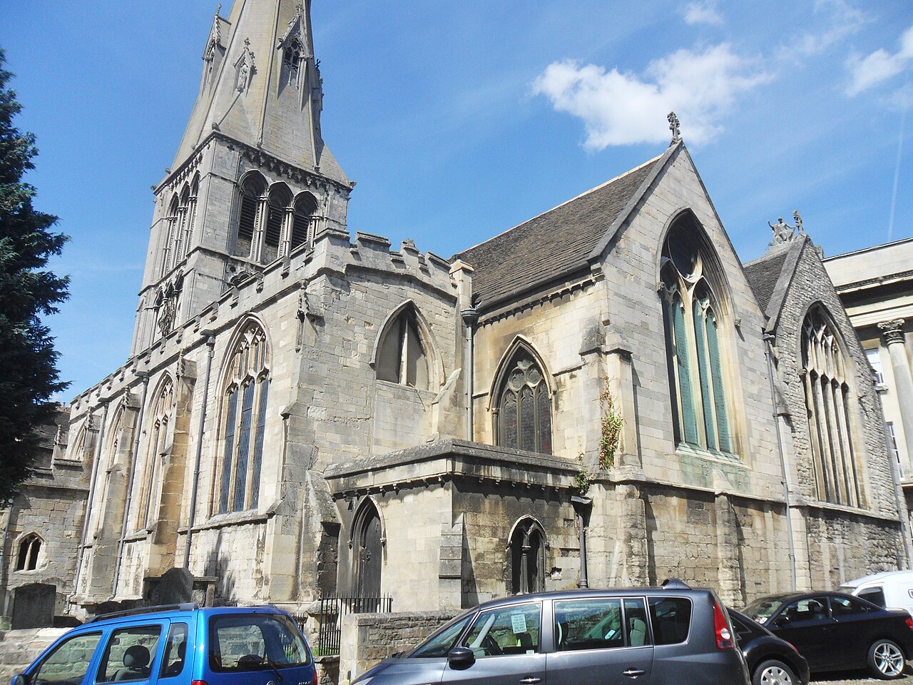 St Mary's church and the stone streets of Stamford