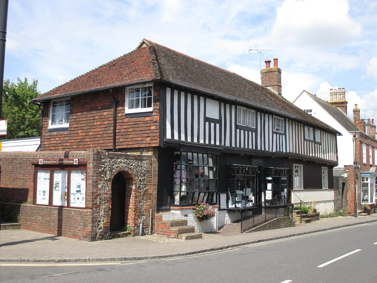 Timber-framed houses on the High Street, Steyning